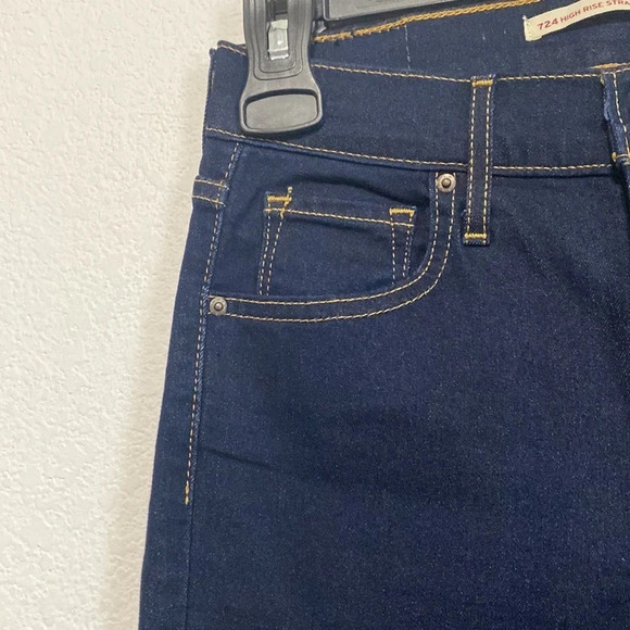 Levi's NWOT 724 High Rise Straight Leg Jeans Size 25 - Picture 7 of 15